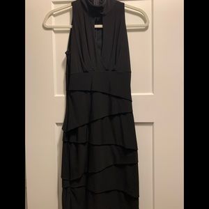 WHBM Black Dress. Form Fitting